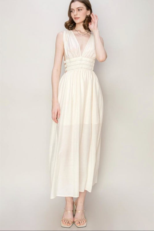 Side Cut Out Maxi Dress
